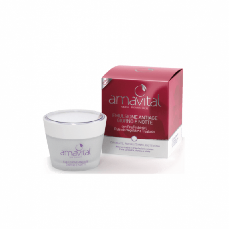 Emulsione Antiage Giorno e Notte – AMAVITAL VISO – SKIN REMINDER