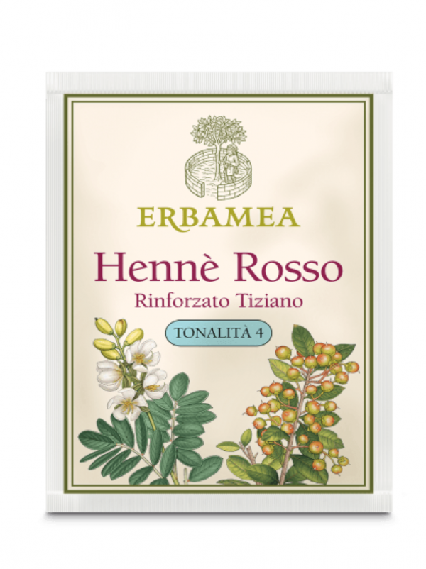 Hennè Rosso Rinforzato Tiziano – Tonalità 4