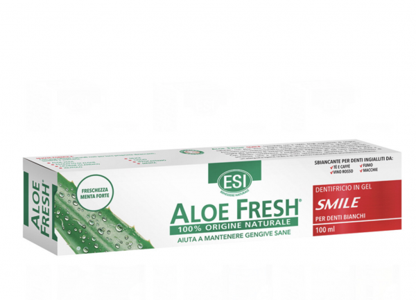 Dentifricio all’Aloe Vera ad Azione Sbiancante