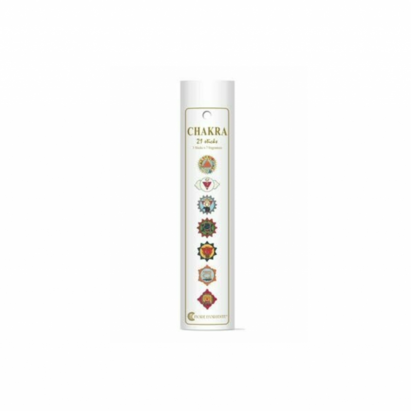 Chakra Incense Box, 3 sticks X 7 Fragrances