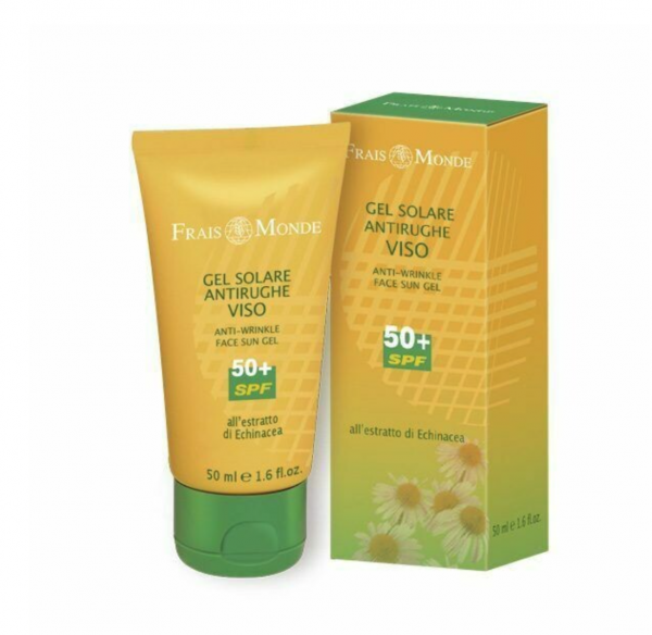 GEL SOLARE VISO ANTIRUGHE SPF 50+