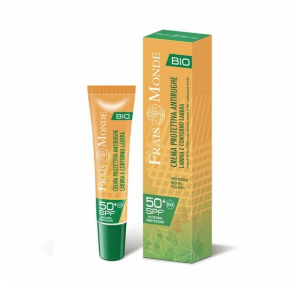 CREMA SOLARE PROTETTIVA ANTIRUGHE SPF 50+ LABBRA E CONTORNO LABBRA 15ML