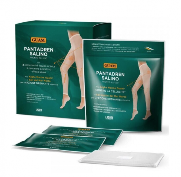 PANTADREN SALINO + 2 BUSTE LIQUIDO RICARICA + PANTALONE EFFETTO SAUNA