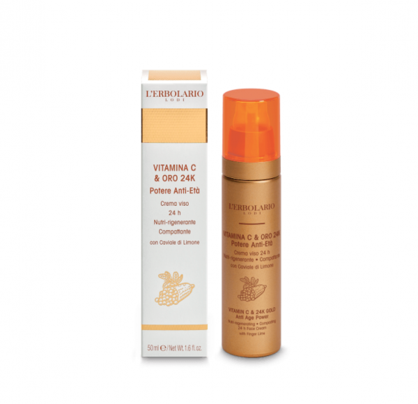 Crema Viso Vitamina C & Oro 24K