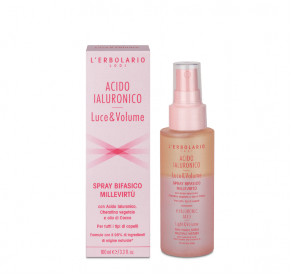 Spray Bifasico MilleVirtù Acido Ialuronico Luce & Volume