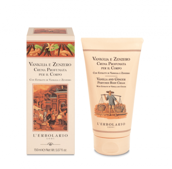 CREMA PROFUMATA PER IL CORPO VANIGLIA E ZENZERO