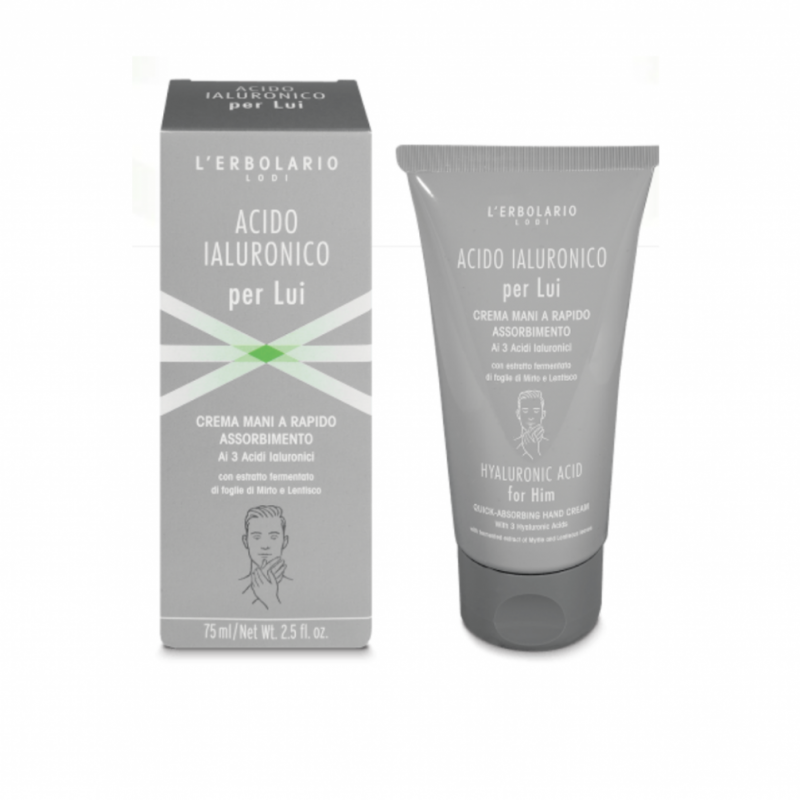 Crema Mani Acido Ialuronico per Lui