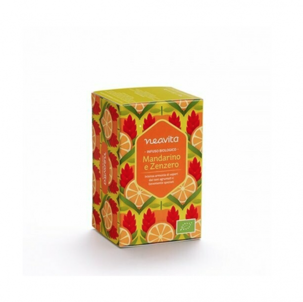 INFUSO IN FILTRI Mandarino e Zenzero Bio