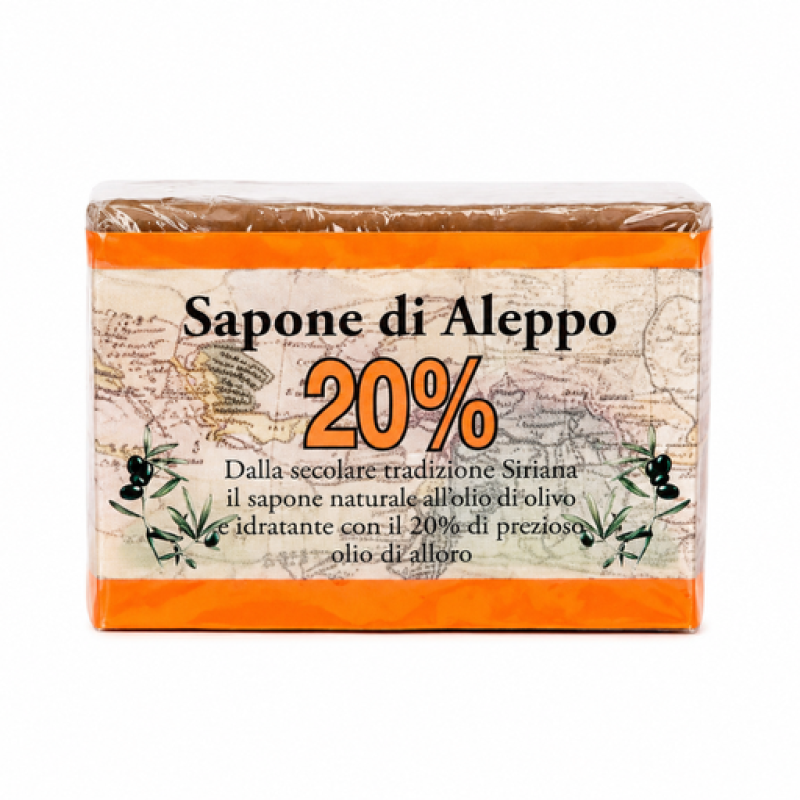 SAPONE DI ALEPPO con Alloro al 20%