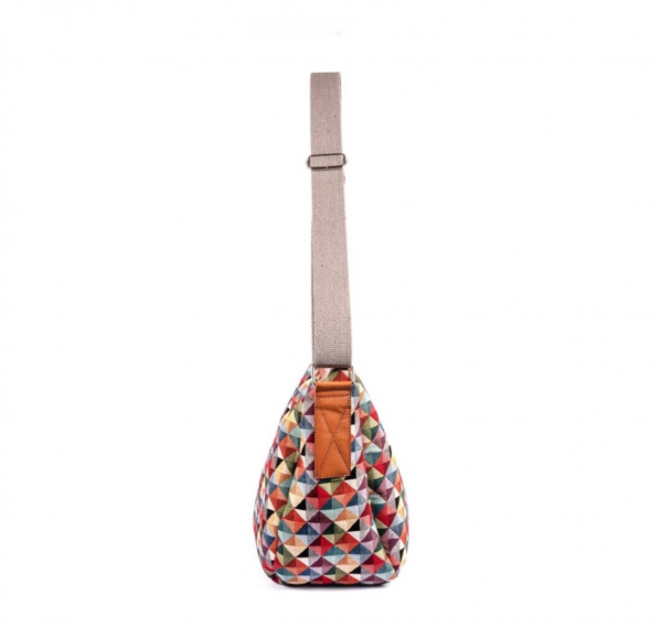 BORSA MEZZALUNA PIRAMIDE - immagine 3