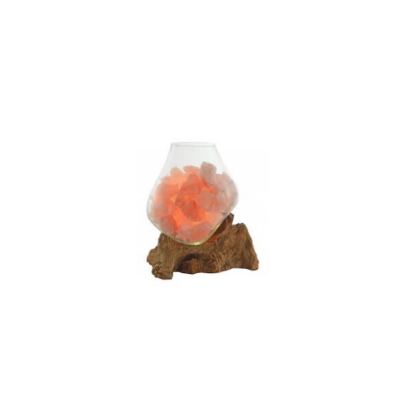 LAMPADA DI SALE SU LEGNO NATURALE 4,5 -6 kg