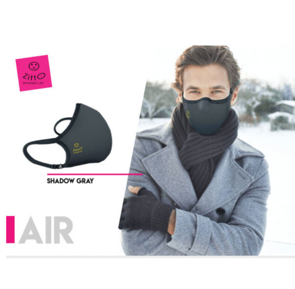 ZITTO MASK SHADOW GRAY