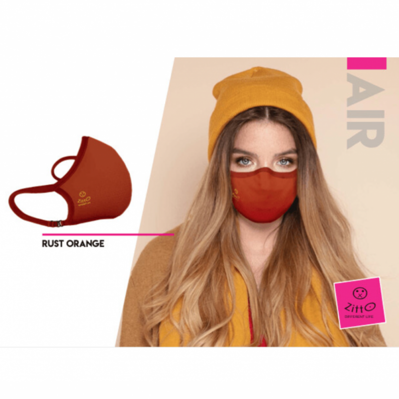 ZITTO MASK RUST ORANGE