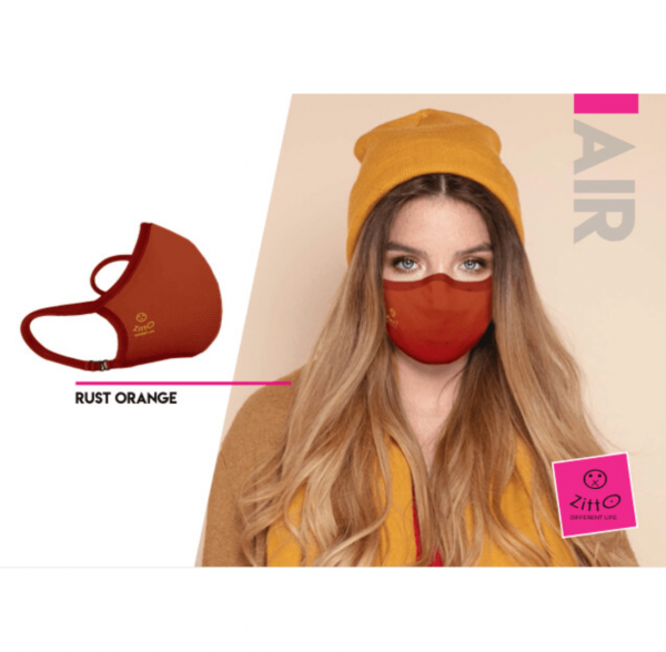 ZITTO MASK RUST ORANGE
