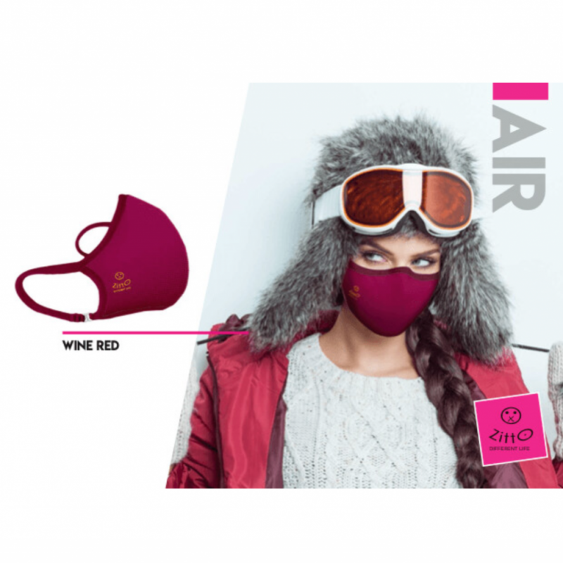 ZITTO MASK WINE RED