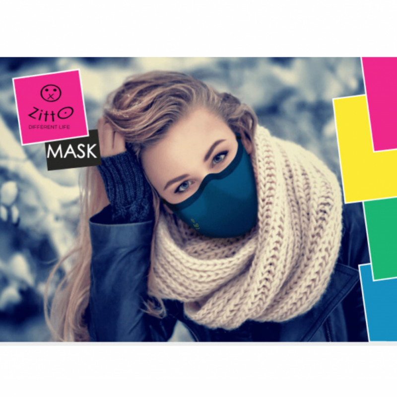 ZITTO MASK SAPPHIRE BLUE