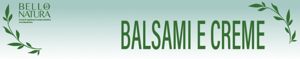 BALSAMI E CREME BANNER