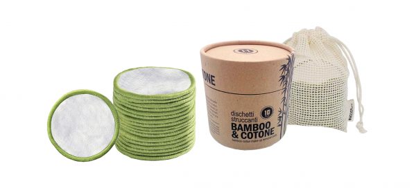 DISCHETTI STRUCCANTI in bambù e cotone