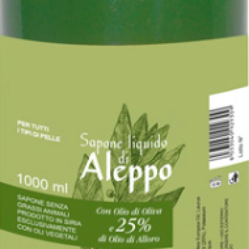 SAPONE D’ALEPPO liquido  ricarica 1 litro