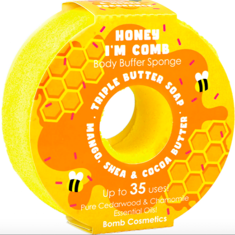 SPUGNA DA BAGNO Honey i'm comb ( miele camomilla e cedro)