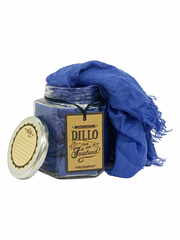 DILLO CON UN FOULARD - AZZURRO