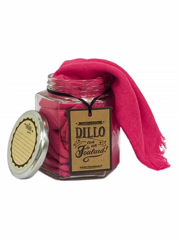 DILLO CON UN FOULARD - FUCSIA