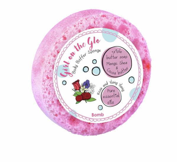 SPUGNA DA BAGNO Girl on the glo (Rosa e Ylang Ylang)