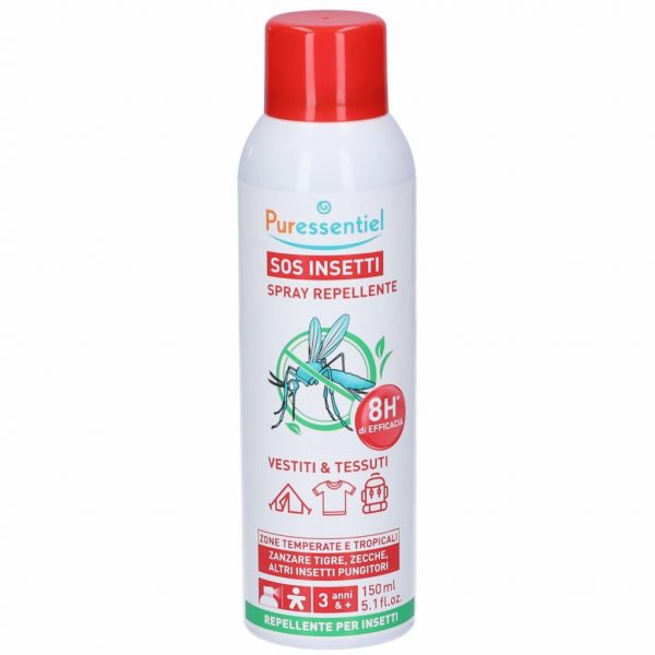 SOS INSETTI  Spray Repellente Vestiti e Tessuti