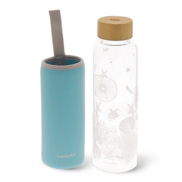 Twice Bottiglia in vetro GINGER con tappo in legno da 500 ml - immagine 2