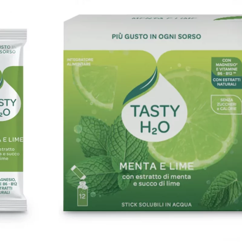 MENTA E LIME- TASTY H20 - Insaporitori acqua senza zucchero nè calorie