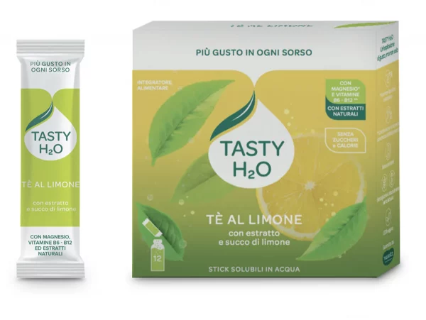TÈ AL LIMONE - TASTY H20 - Insaporitori acqua  senza  zucchero nè calorie
