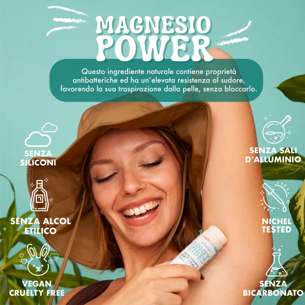 Deodorante Solido Confortevole - Comfy Vibes  profumo TALCO - immagine 5