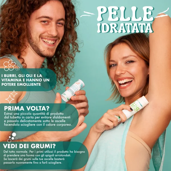 Deodorante Solido Confortevole - Comfy Vibes  profumo TALCO - immagine 2