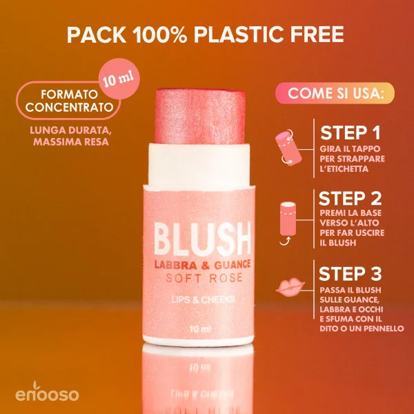 Blush Labbra e Guance - Soft Rose - immagine 6