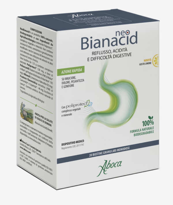 NeoBianacid Bustine granulari - Gusto limone