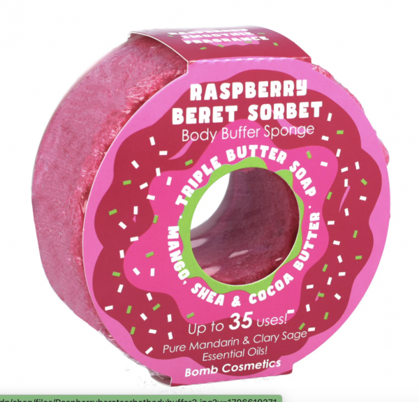 SPUGNA DA BAGNO Raspberry beret sorbet ( LAMPONE)