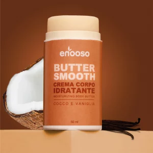 Crema corpo Idratante in stick- Cocco e Vaniglia - Enooso