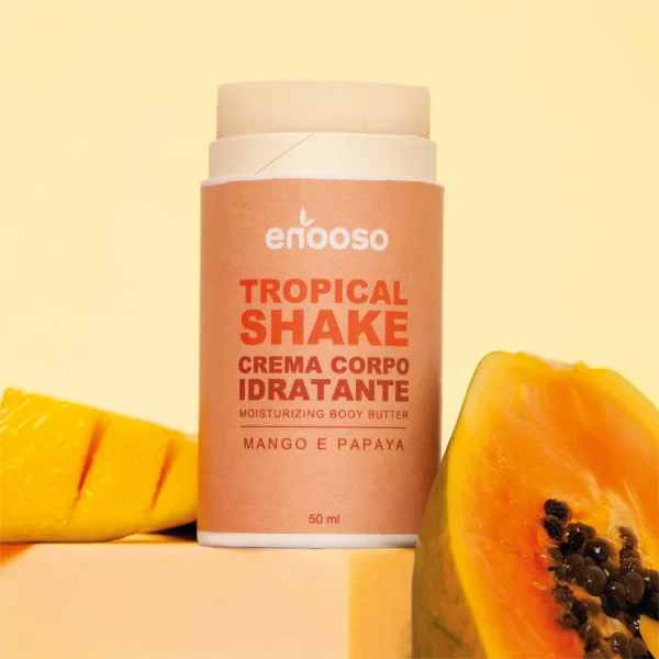 Crema corpo Idratante in stick- Mango e Papaya -Enooso