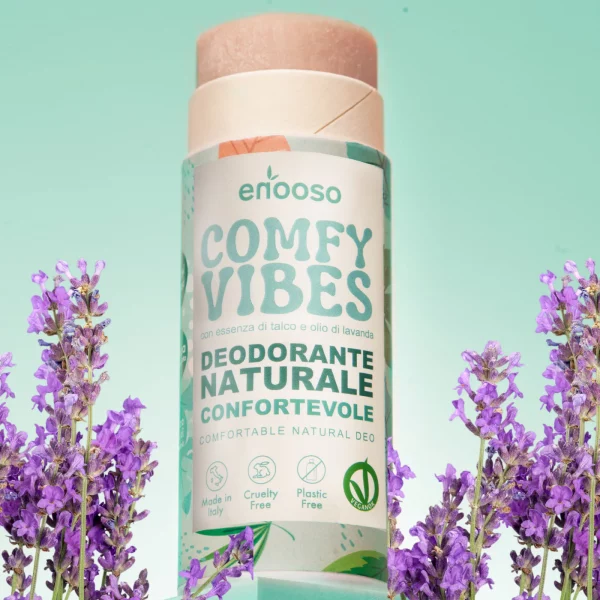 Deodorante Solido Confortevole - Comfy Vibes  profumo TALCO