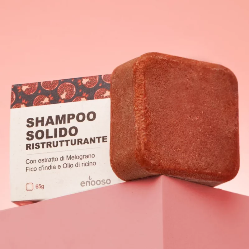 Shampoo Solido Ristrutturante per capelli Rovinati