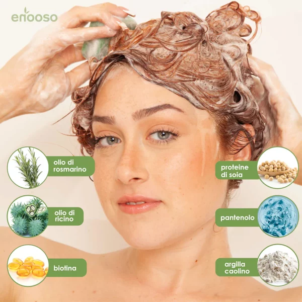Shampoo Solido Rivitalizzante Biotina e Rosmarino - immagine 3