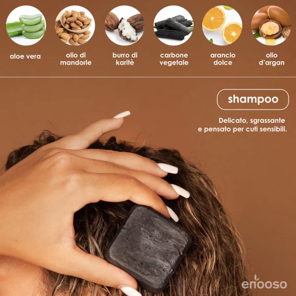 Shampoo Solido Purificante per capelli Grassi - immagine 2