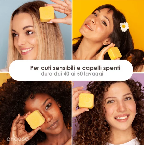 Shampoo Solido Lenitivo per cuti Sensibili - immagine 2