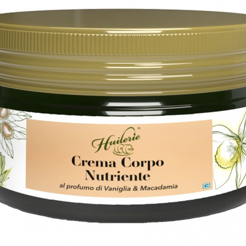 Crema Corpo Nutriente Olio Di Mandorle Dolci Fragranza Vaniglia E Macadamia