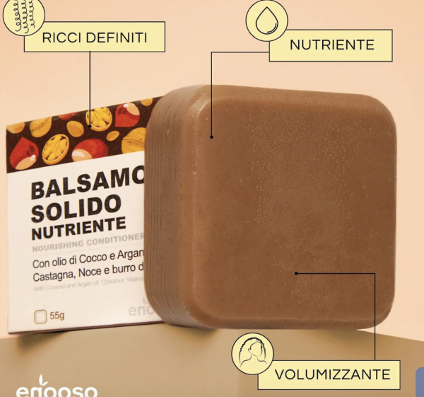 BALSAMO SOLIDO NUTRIENTE per capelli crespi - immagine 3