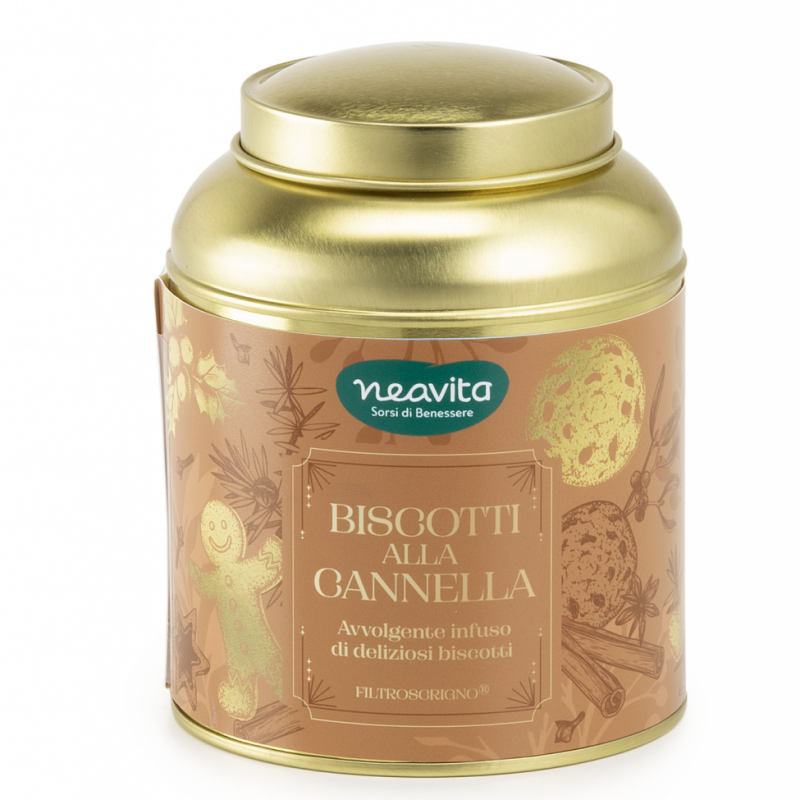 INFUSO BISCOTTI ALLA CANNELLA 12 Filtroscrigno in caddy