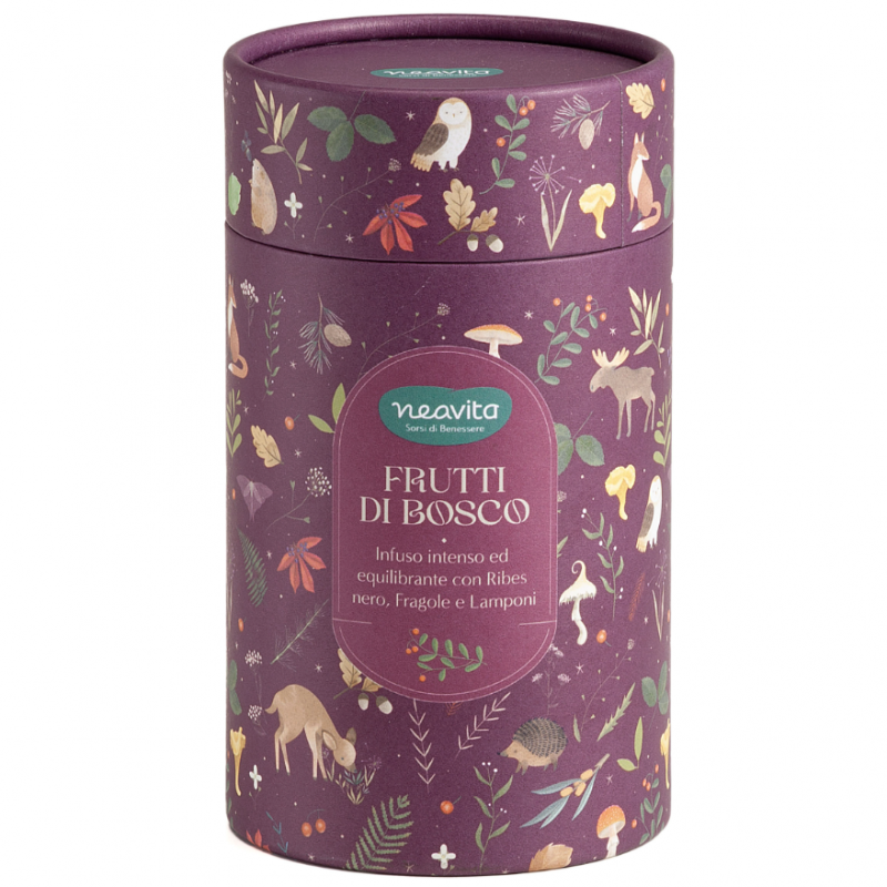 Infuso FRUTTI DI BOSCO in Gift Box Viola Infusi da Favola