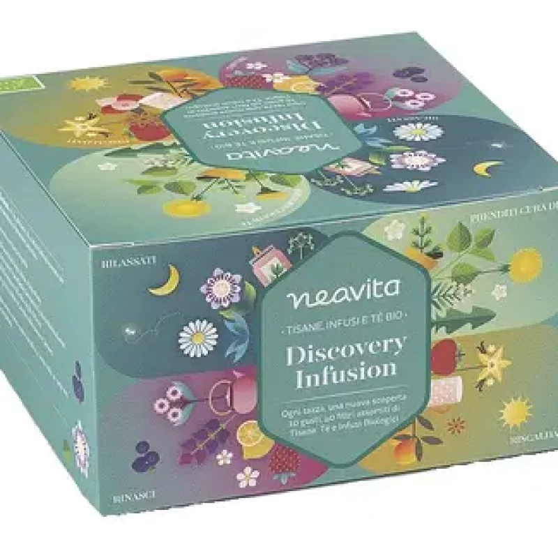 DISCOVERY INFUSION Selezione di Infusi e Tisane Bio in filtro