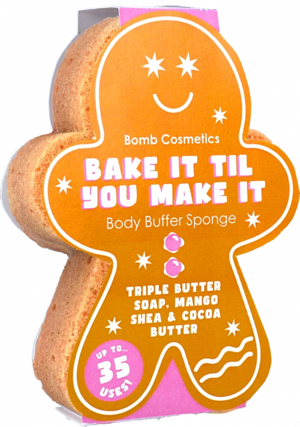 SPUGNA DA BAGNO Bake it til you make it ( Natalizia)