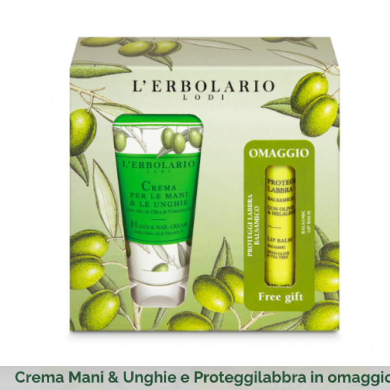 Crema Mani e unghie e Proteggilabbra in omaggio